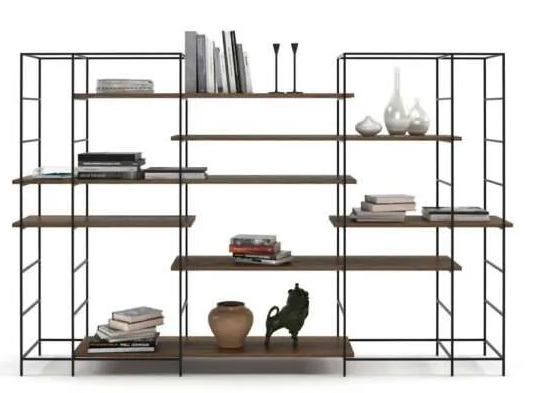 Melamine - Metal Wall Unit